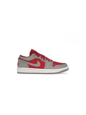 Women's Jordan 1 Low SE Homage Split Gym Red Cement Grey Size 10- DR0502-600